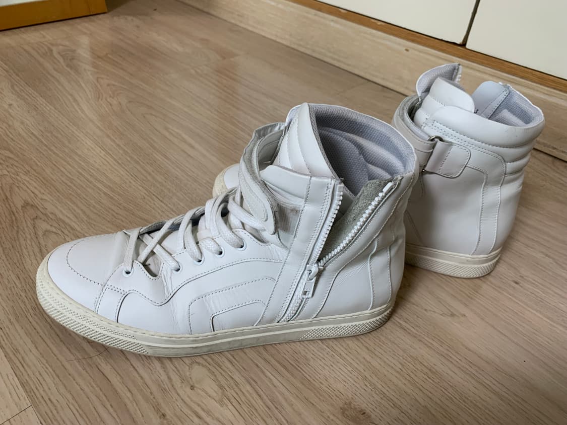 피애르 하디 레더 하이탑 43사이즈 상품이미지5