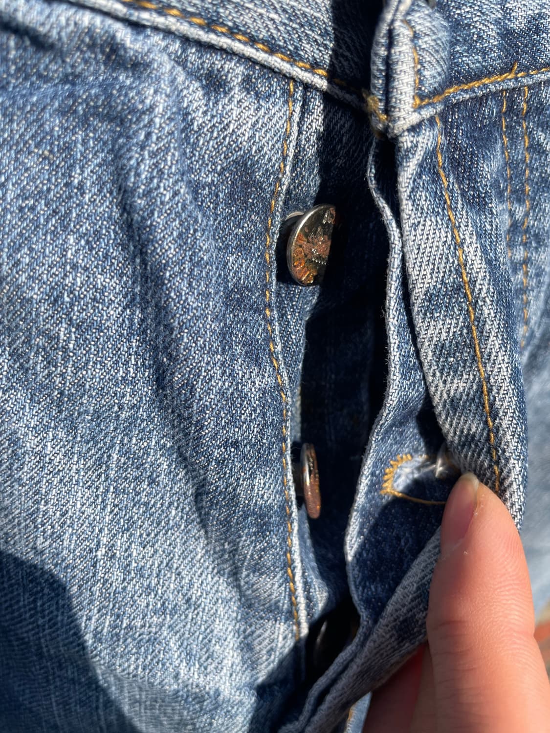 빈티지 아르마니 이글자수 부츠컷데님팬츠 상품이미지9