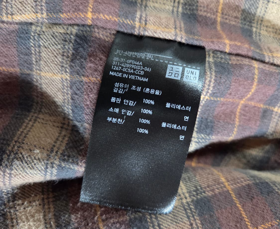 유니클로 코듀로이 브라운 헌팅 자켓 상품이미지6