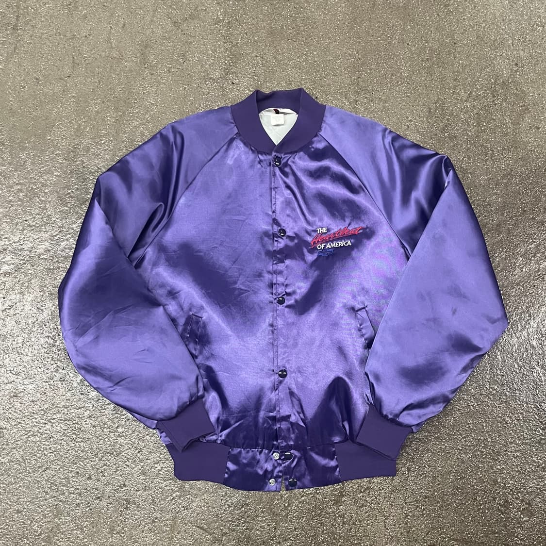 90s 쉐보레 나일론 사틴 자켓 (100) 상품이미지3