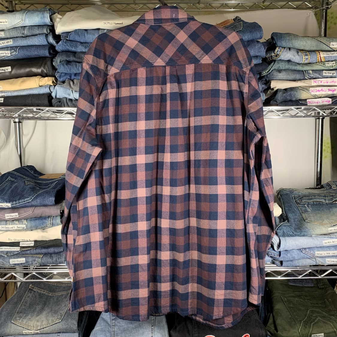 [L] 칼하트 셰퍼드체크 워크셔츠 상품이미지3