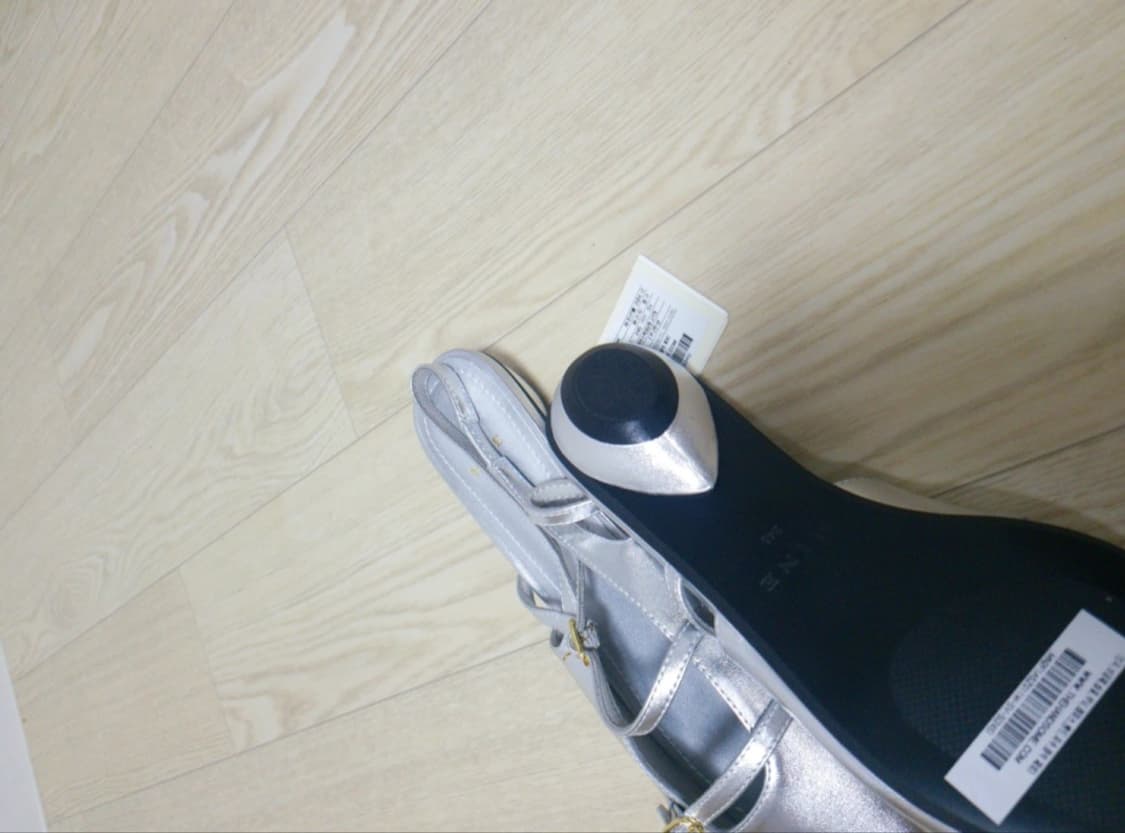 한섬 마인 레더 투 스트랩 슬링백 힐 245 상품이미지9