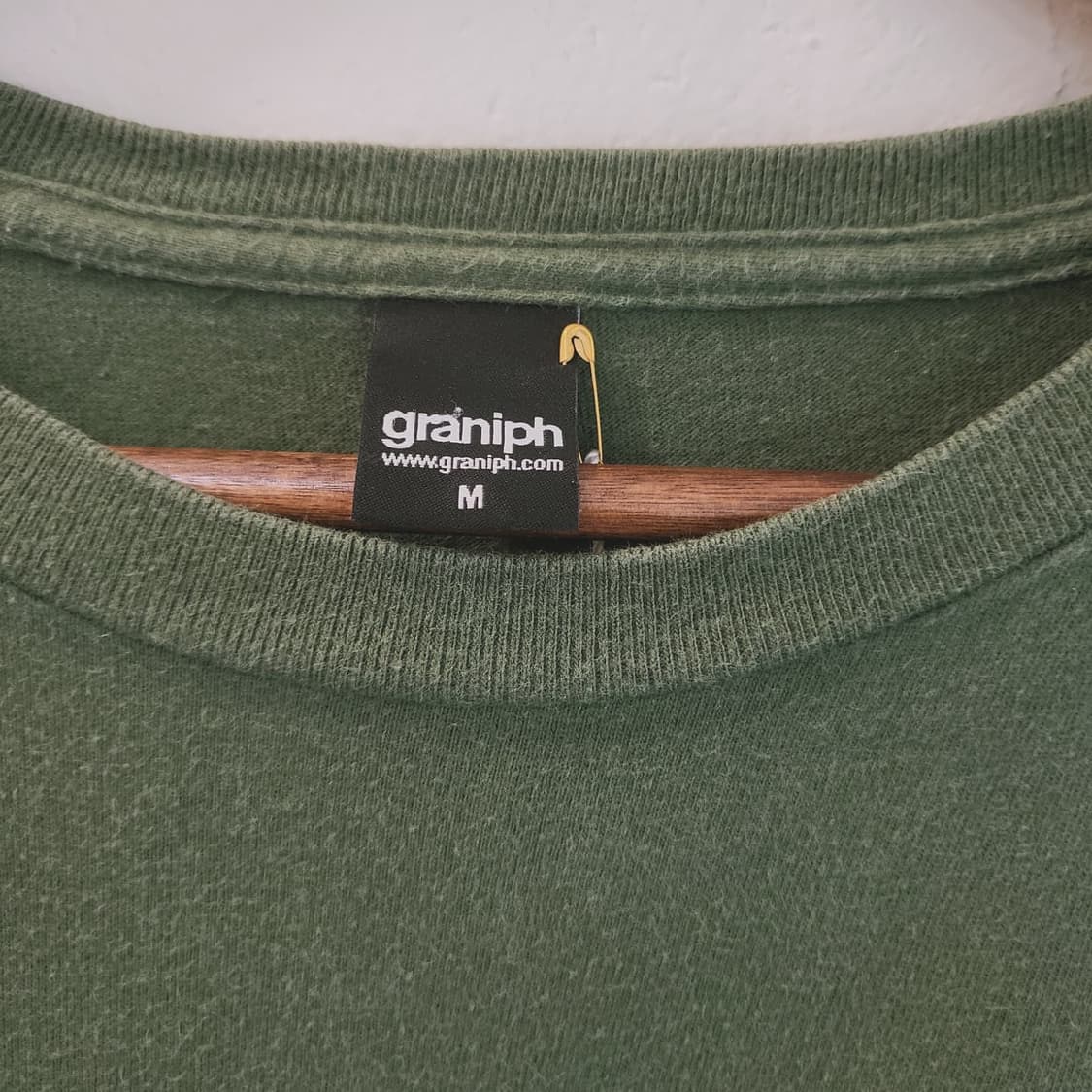 Graniph 딥그린 그래픽 반팔티셔츠 상품이미지4