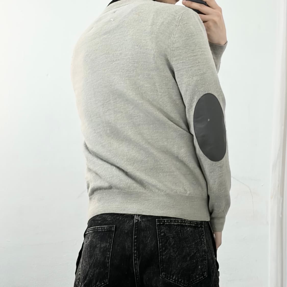 메종 마르지엘라 엘보우 패치 니트 상품이미지3