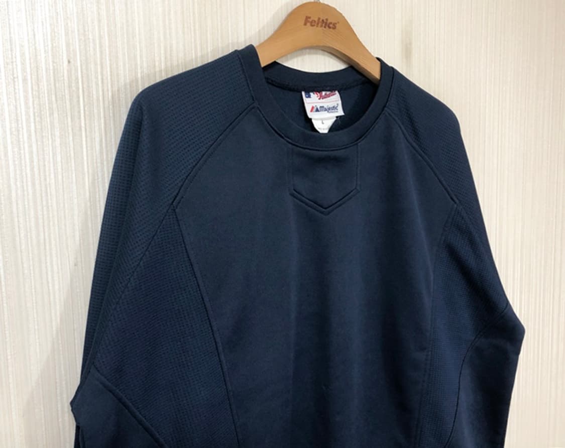 MLB 마제스틱 어센틱 플리스풀오버 L(네이비) 상품이미지5