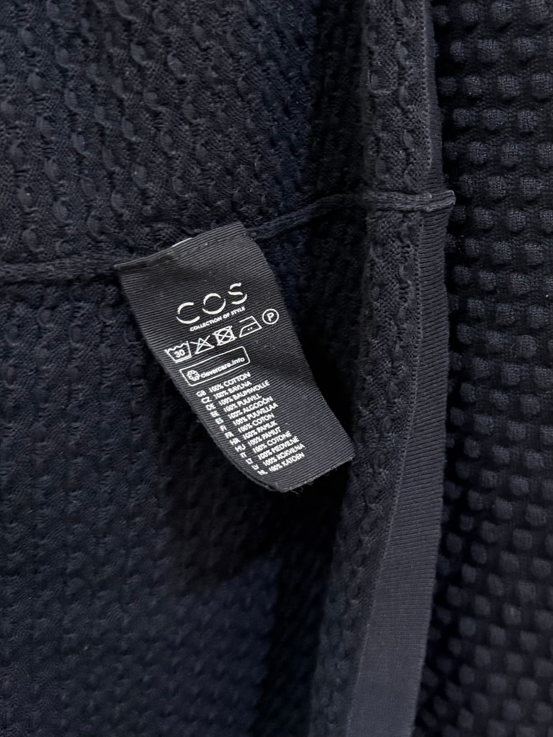 코스 cos 앰보 긴팔 티셔츠 정품 상품이미지5