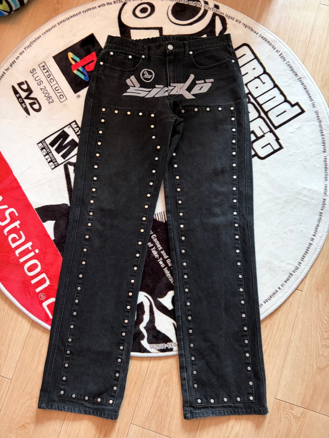 [XL] Sicko x AFB 더블니 스터드데님 상품이미지2