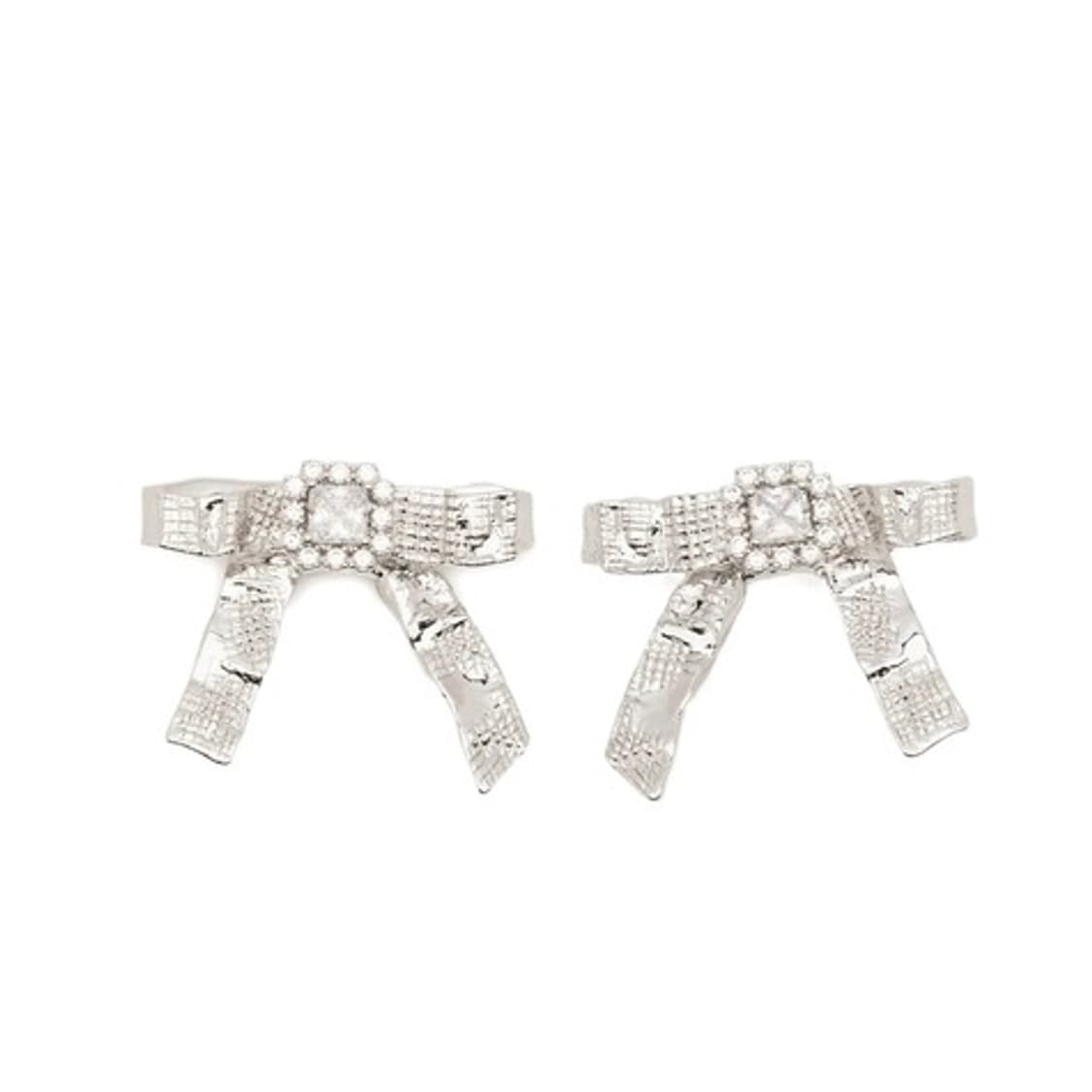 슈슈통 x YVMIN 26ss 리본 귀걸이 상품이미지2