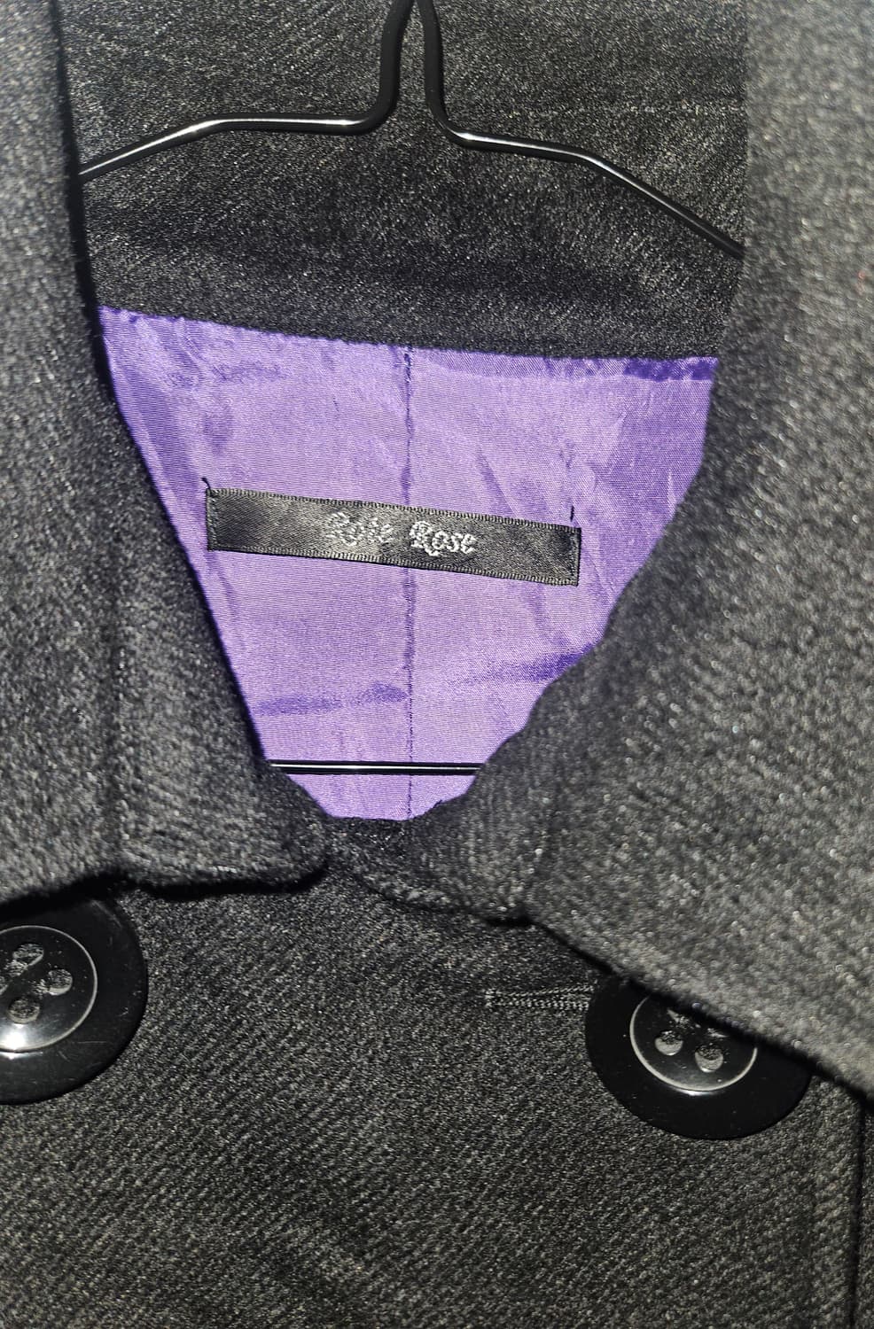 rote rose 블랙 카라 원피스 코트 니혼진 공겜여주 히메갸루 고스 상품이미지3