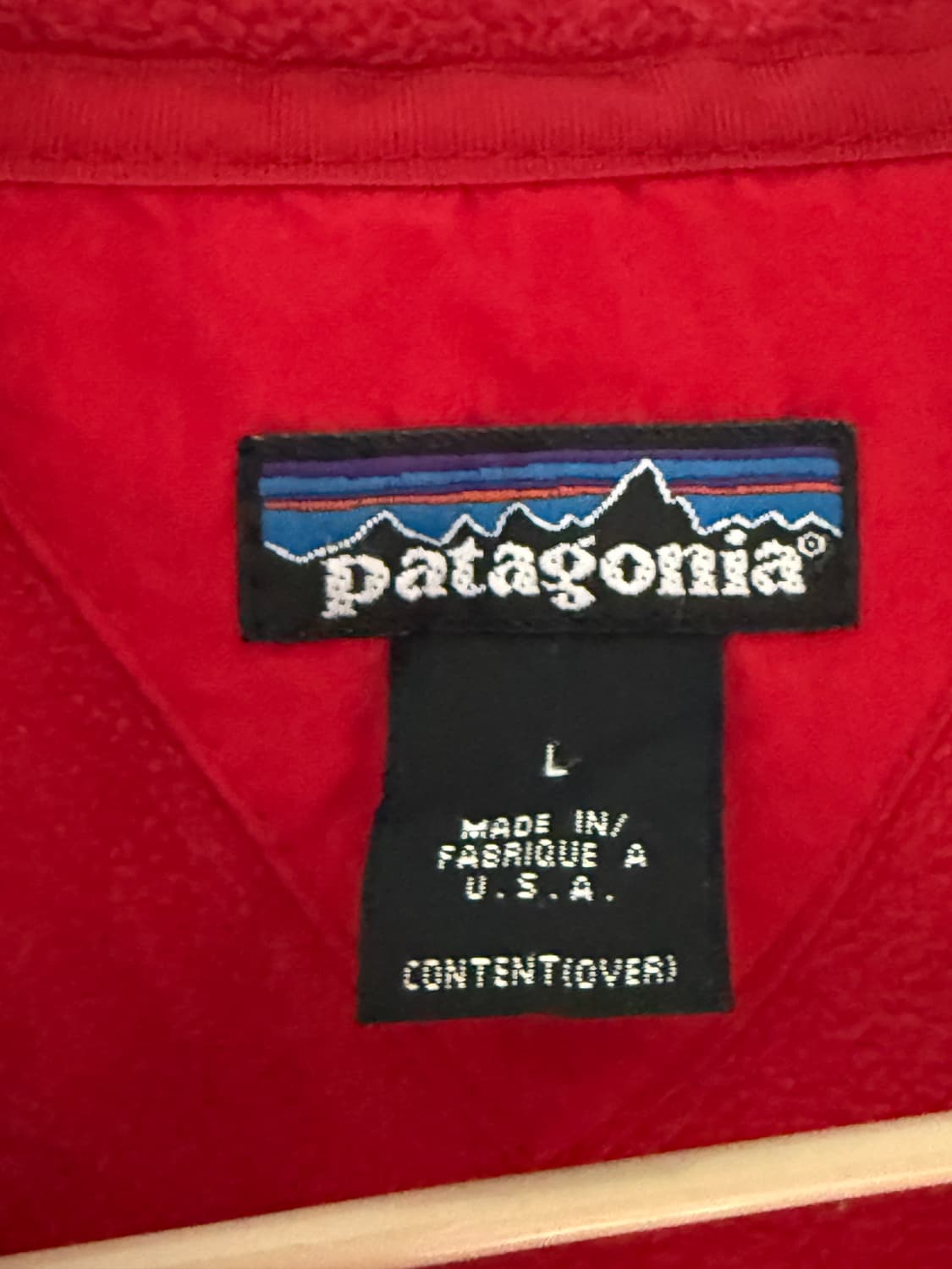 파타고니아 Usa 후리스 L 레드 상품이미지4