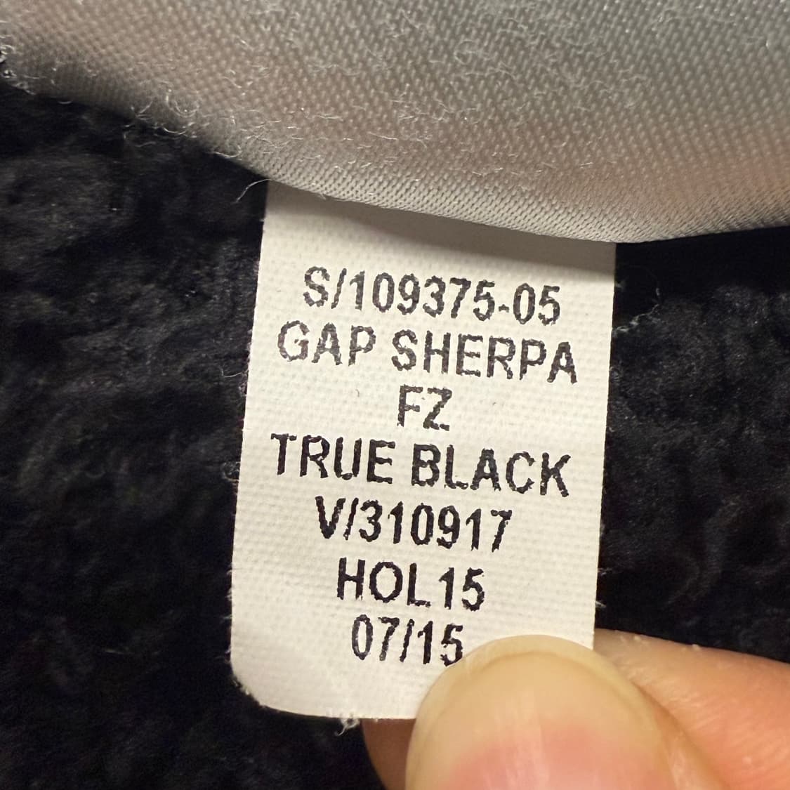 갭 올블랙 후드집업 상품이미지7