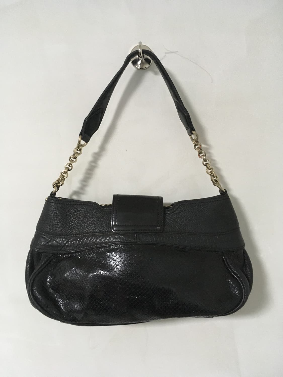 닥스 검정 가죽 숄더백 상품이미지2