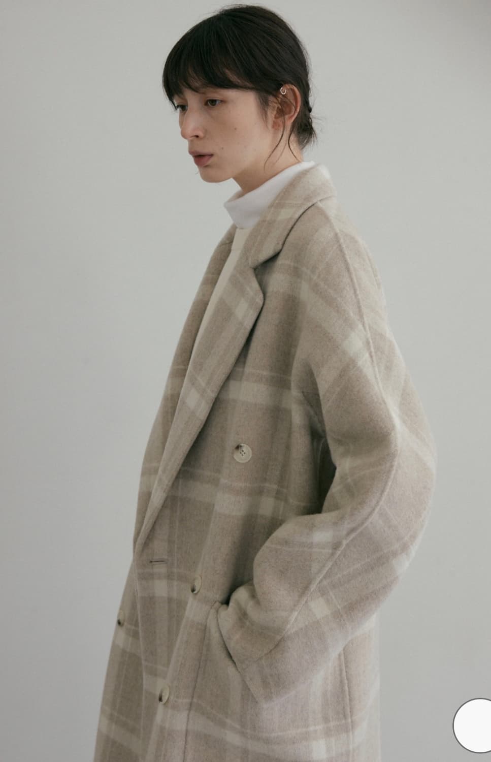 링서울 wool100% 핸드메이드코트 상품이미지2