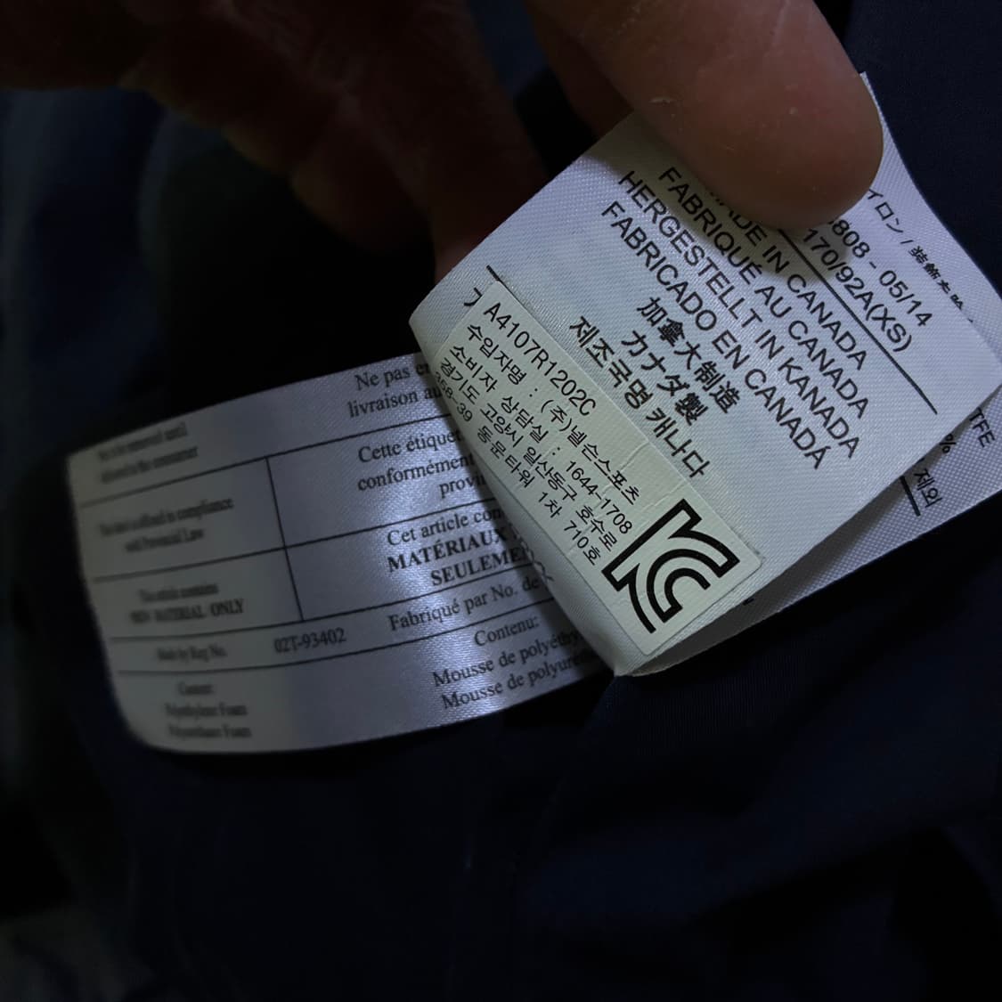 아크테릭스 롱 점퍼 자켓 m 상품이미지7