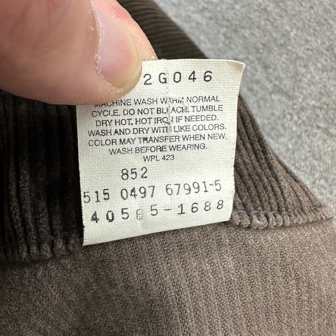 리바이스 코듀로이 팬츠 상품이미지5