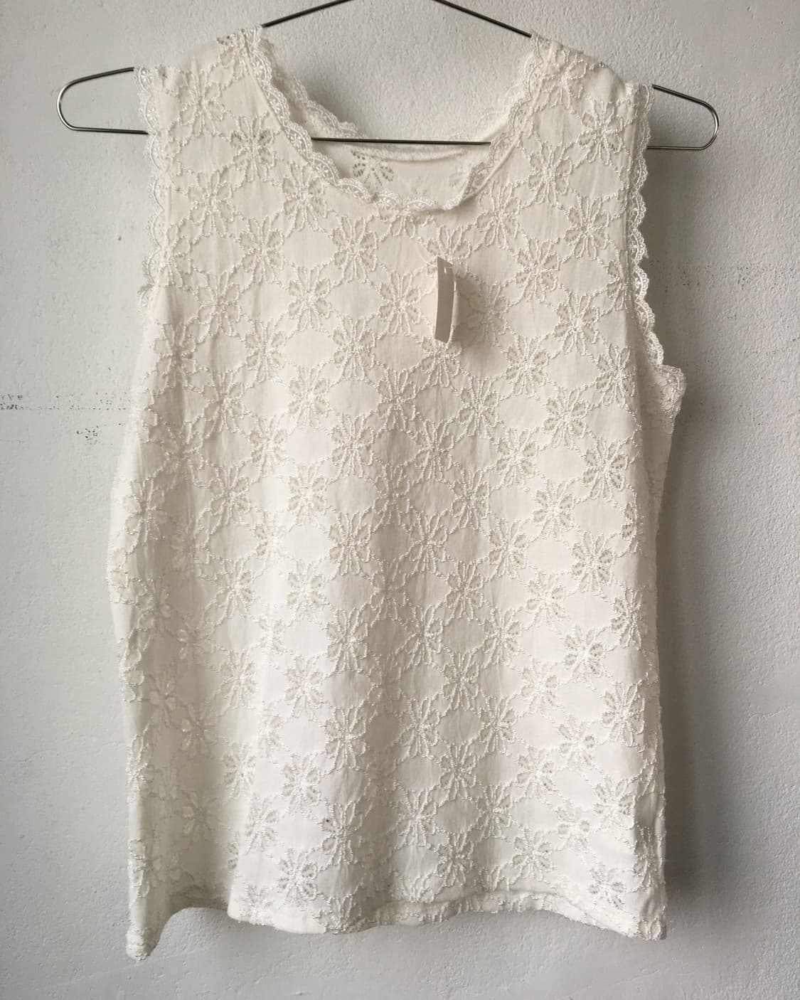 Flower pattern point sleeveless 상품이미지5