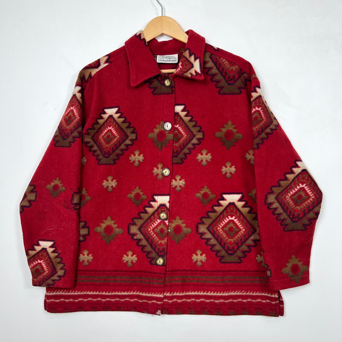 1990s Tradition Canada 플리스 셔츠 상품이미지1