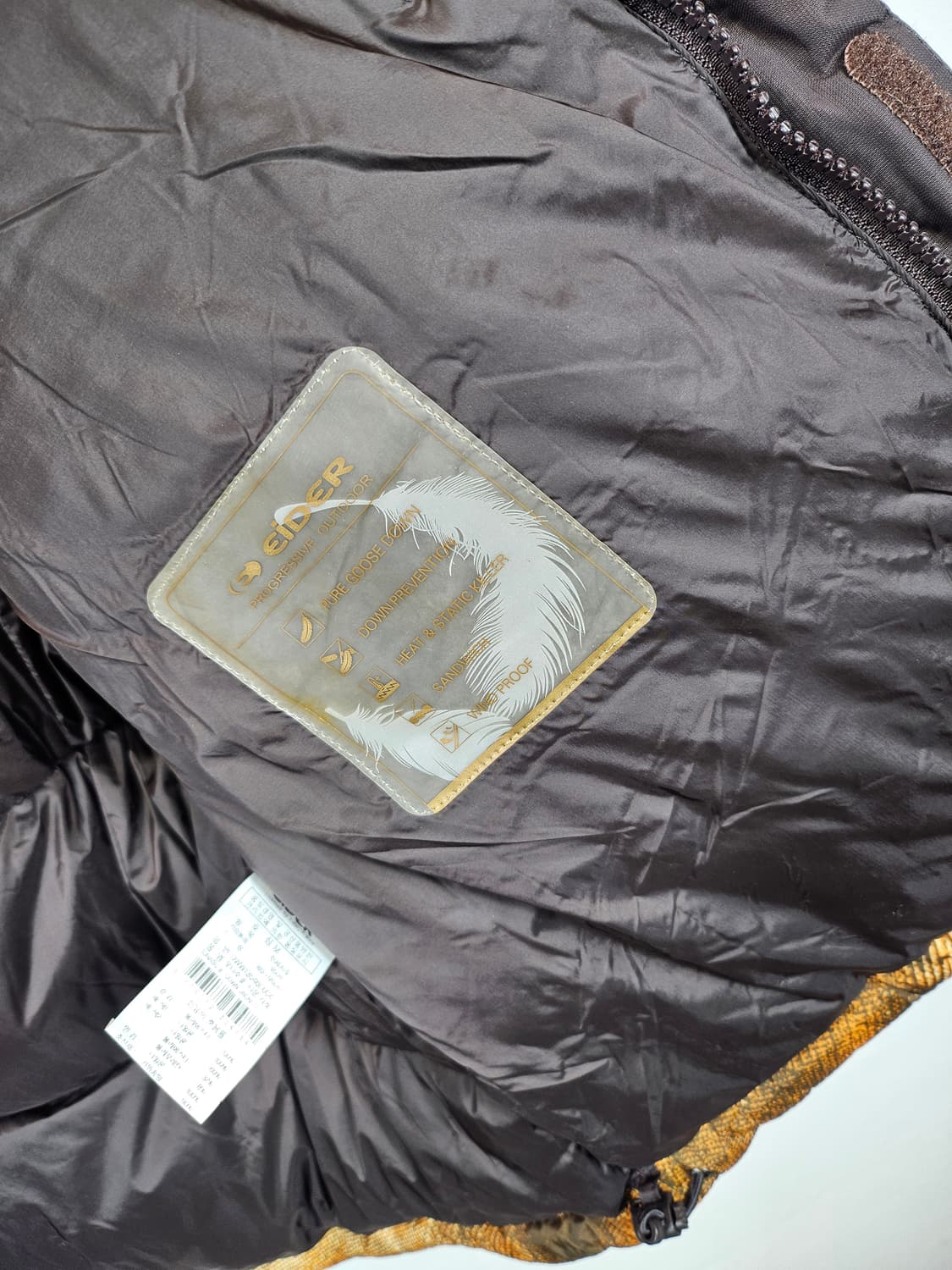 아이더 700필파워 구스다운패딩 95 M 새제품급 상품이미지10