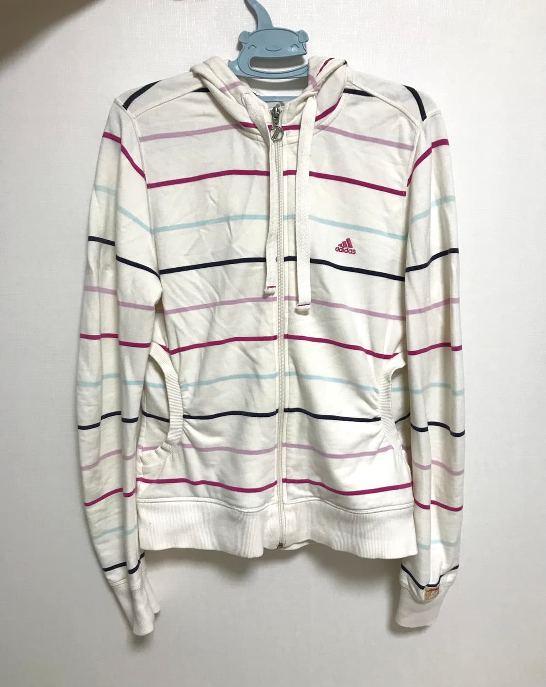 아디다스 스트라이프 후드집업 상품이미지2