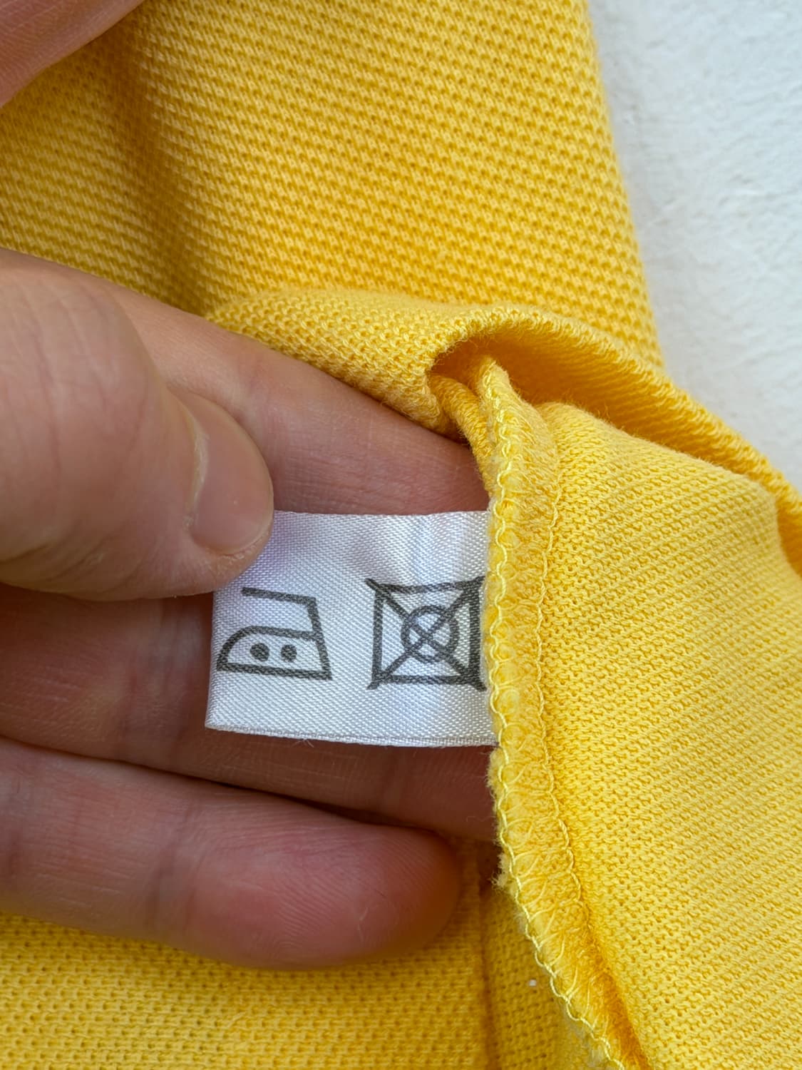 Burberrys 버버리 빈티지 옐로우 긴팔 폴로셔츠 M 상품이미지7