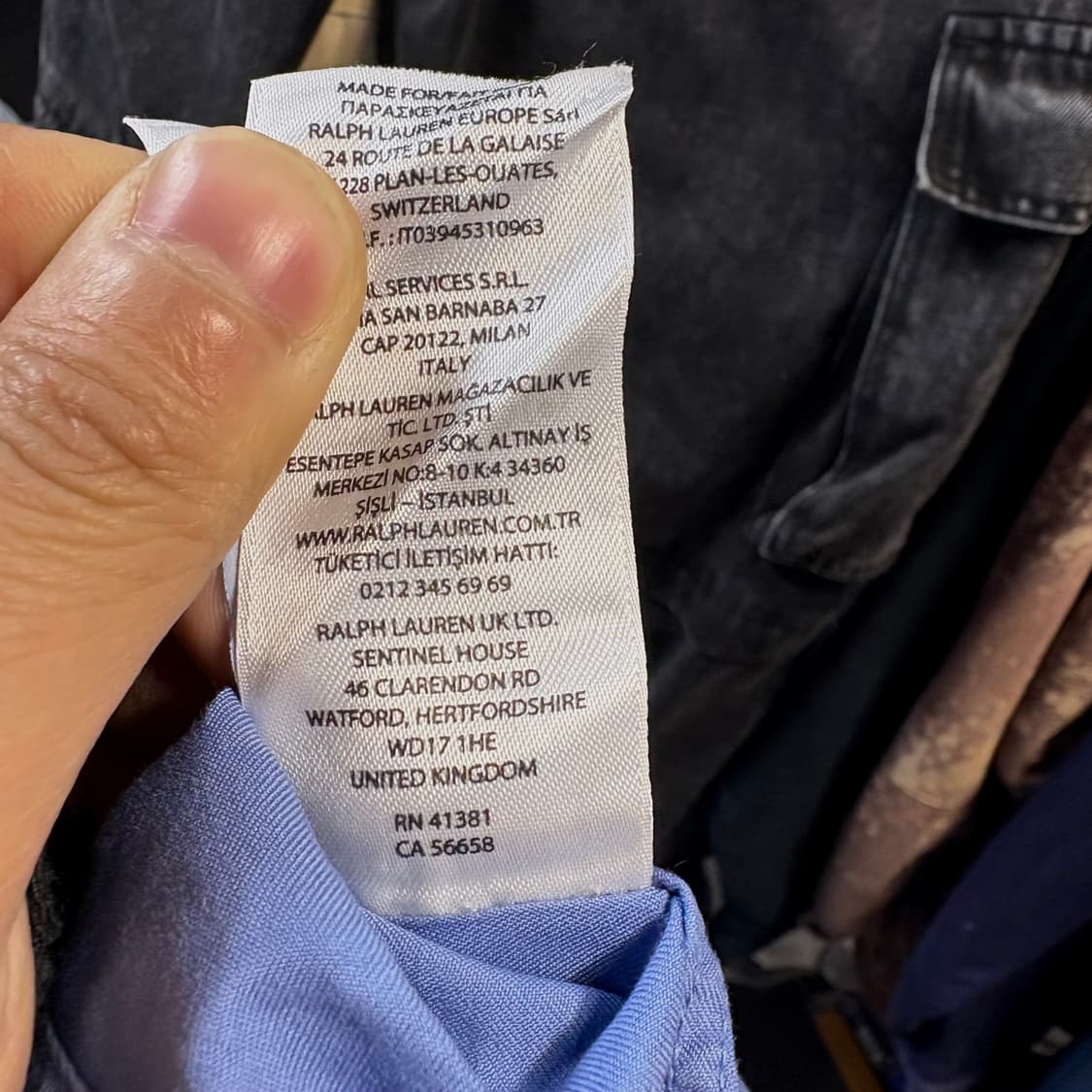 폴로 클래식핏 블루 신형 솔리드 셔츠 S 상품이미지6