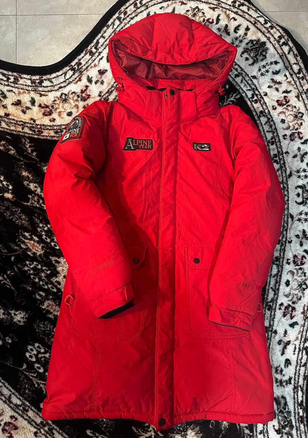 K2 알파인팀 헤비 구스다운 800필 롱패딩 상품이미지1