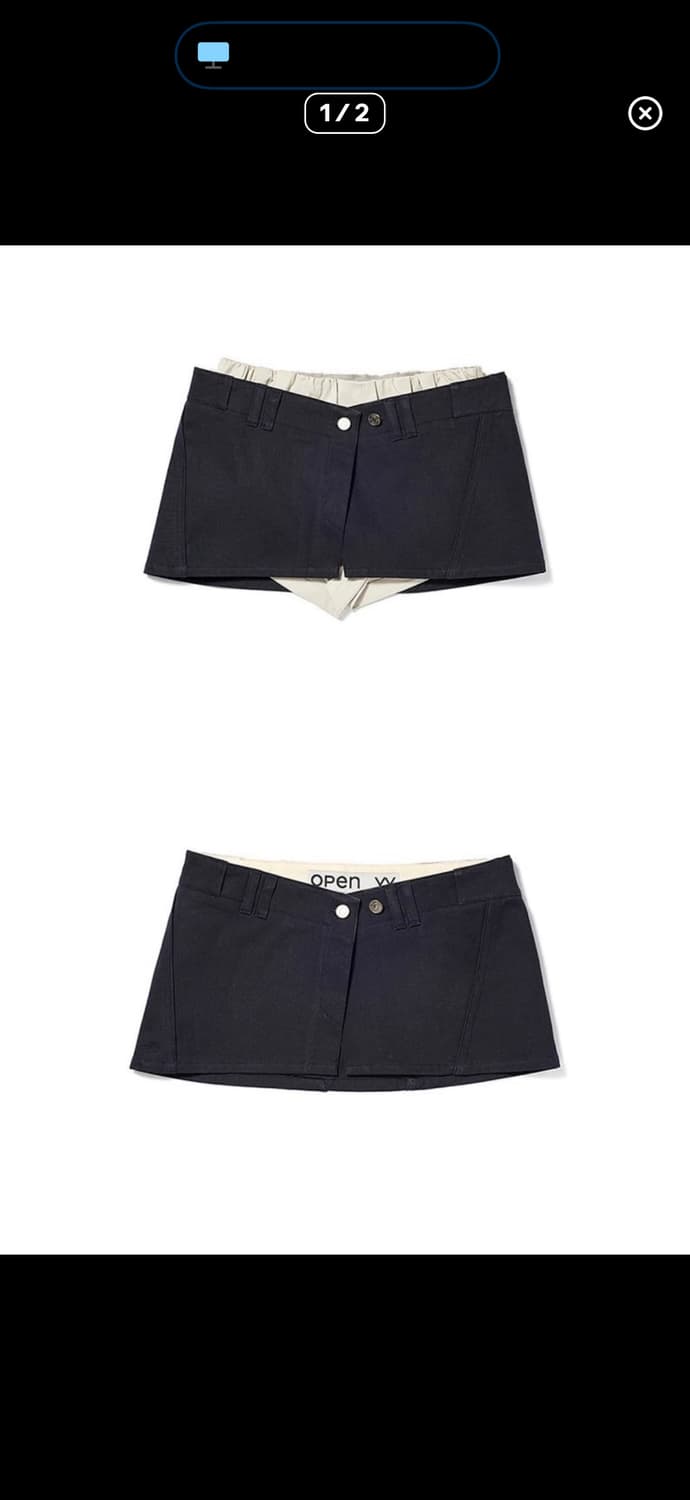 Open yy 레이어드 스커트 s 상품이미지1