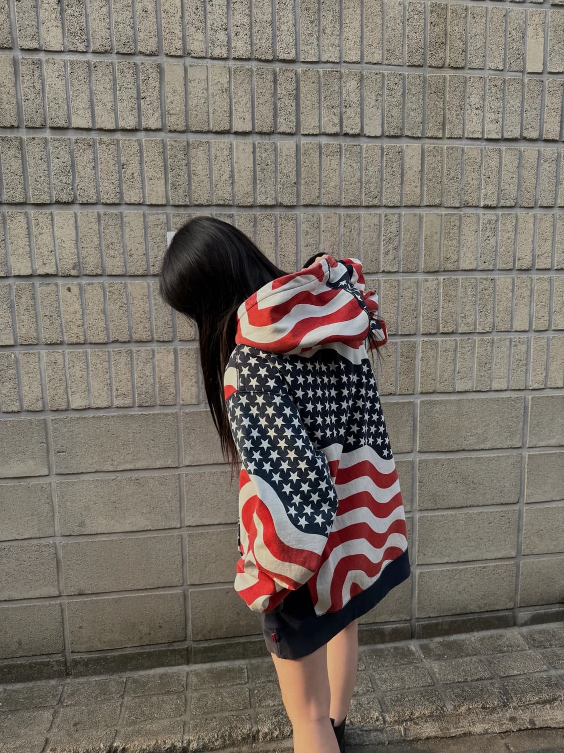 Supreme 14F/W 성조기 박스로고 후드티 상품이미지10