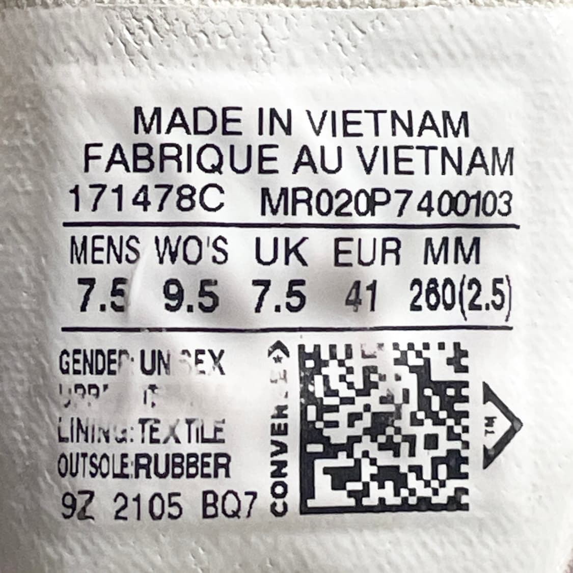 컨버스 척 70 라벤더 스니커즈 상품이미지7