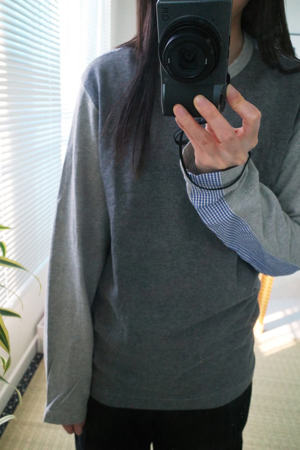 꼼데가르송 옴므 체크 롱슬리브 상품이미지5