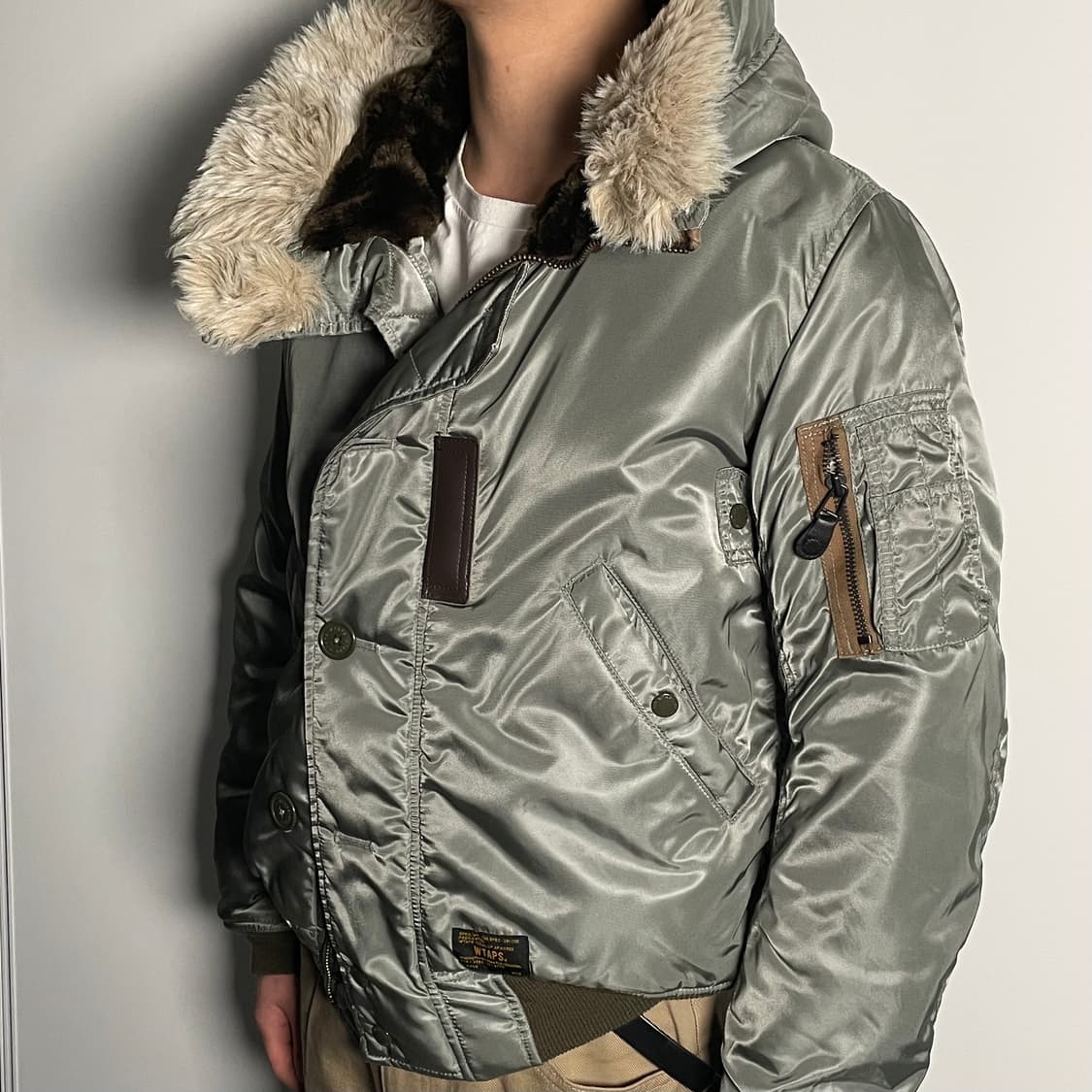 더블탭스 N2-B 숏 플라이트 자켓 (on.54)   상품이미지4