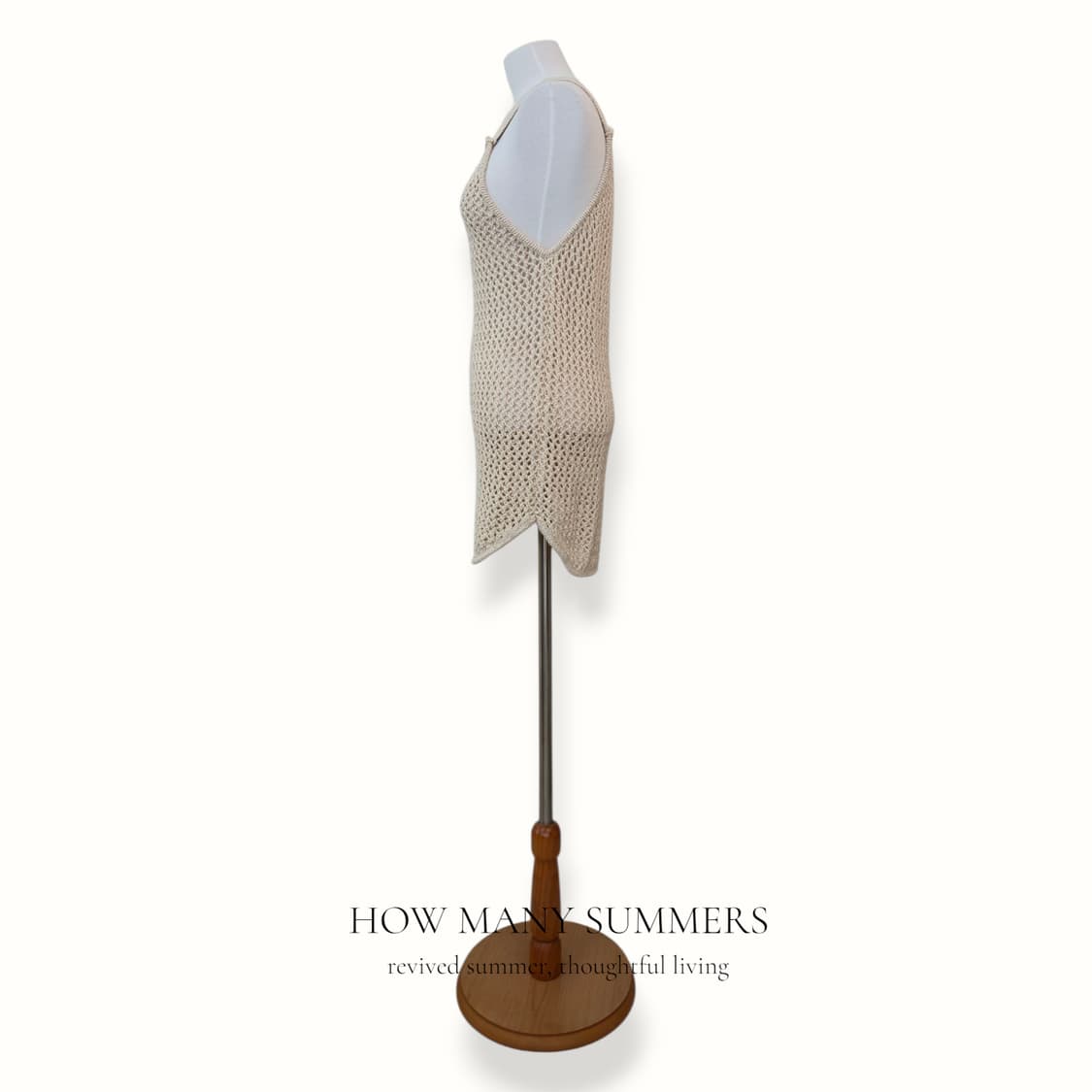 크로셰 니트 원피스 F 베이지 코튼 린넨 나시 튜닉 레이어드
CLANE 상품이미지2