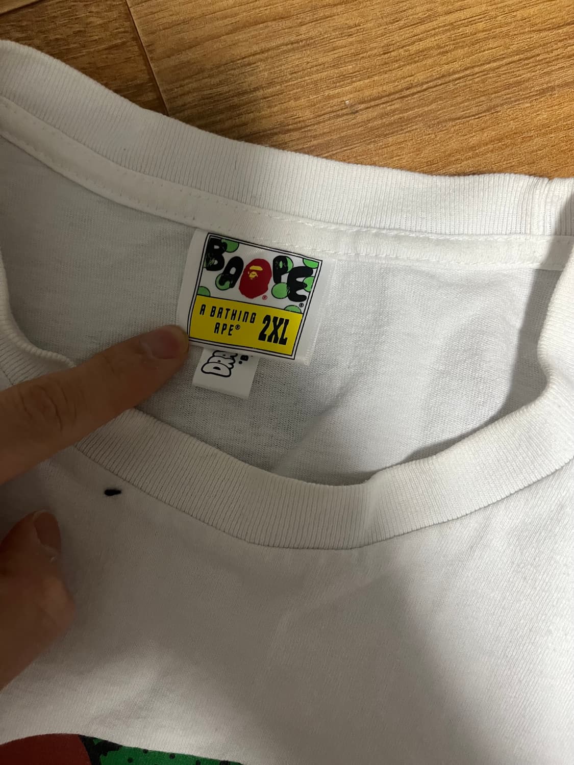 베이프 반팔 2xl 상품이미지3