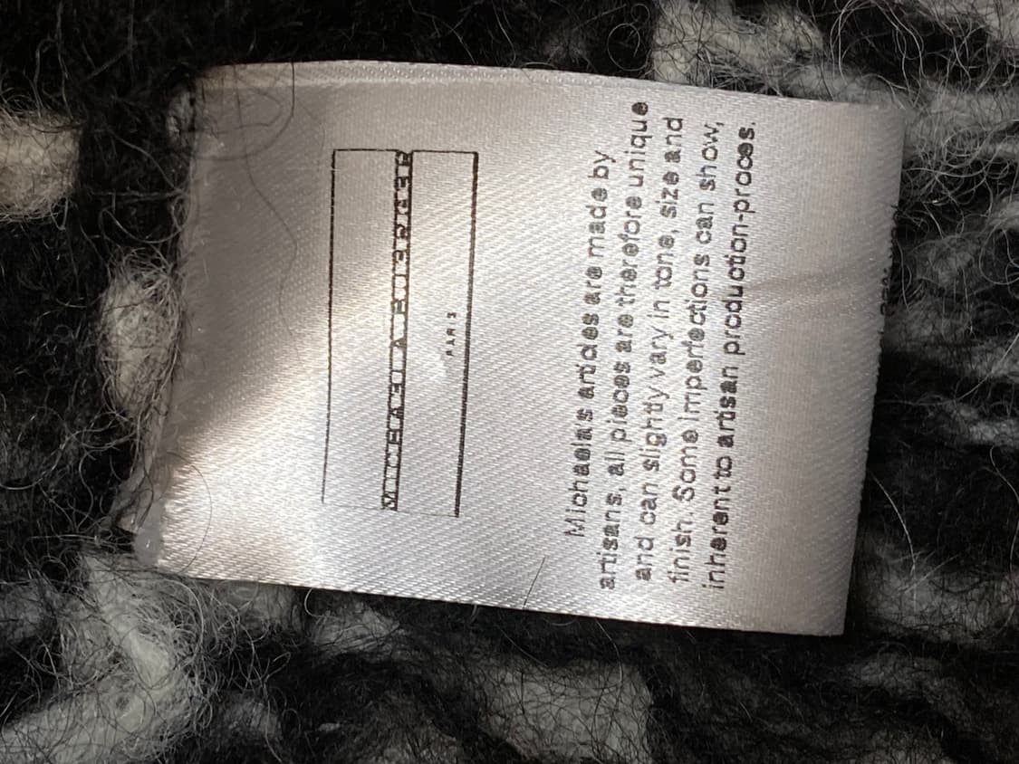 미카엘라 버거 체크 니트 가디건 상품이미지6