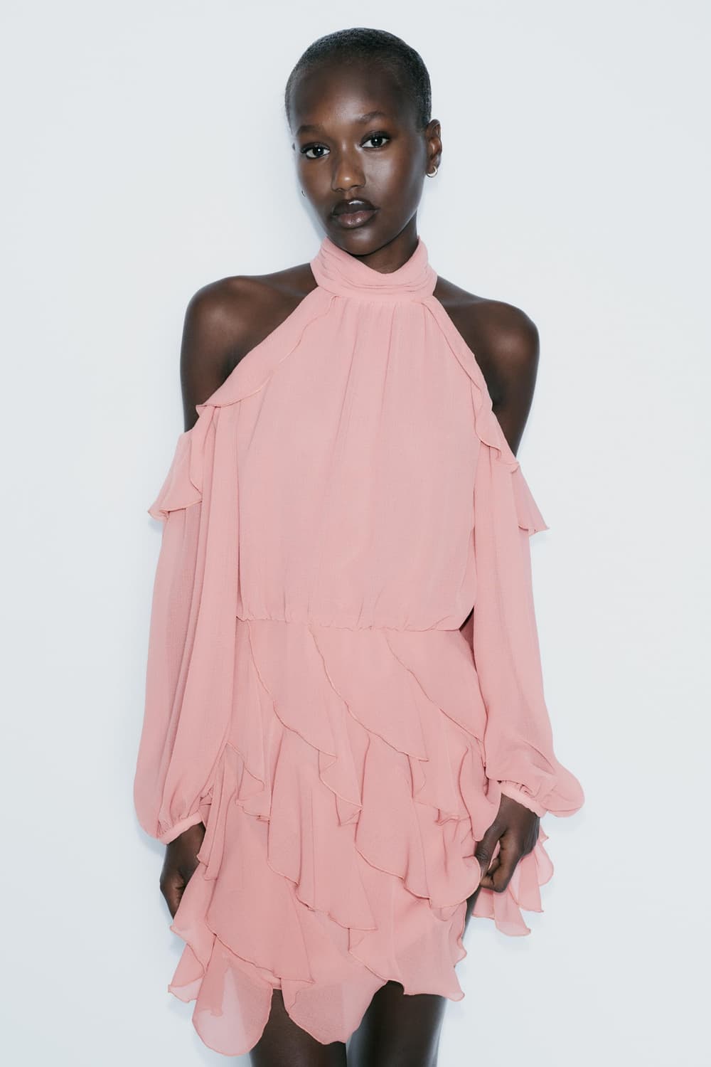 zara 자라 프릴 미니 원피스  상품이미지2