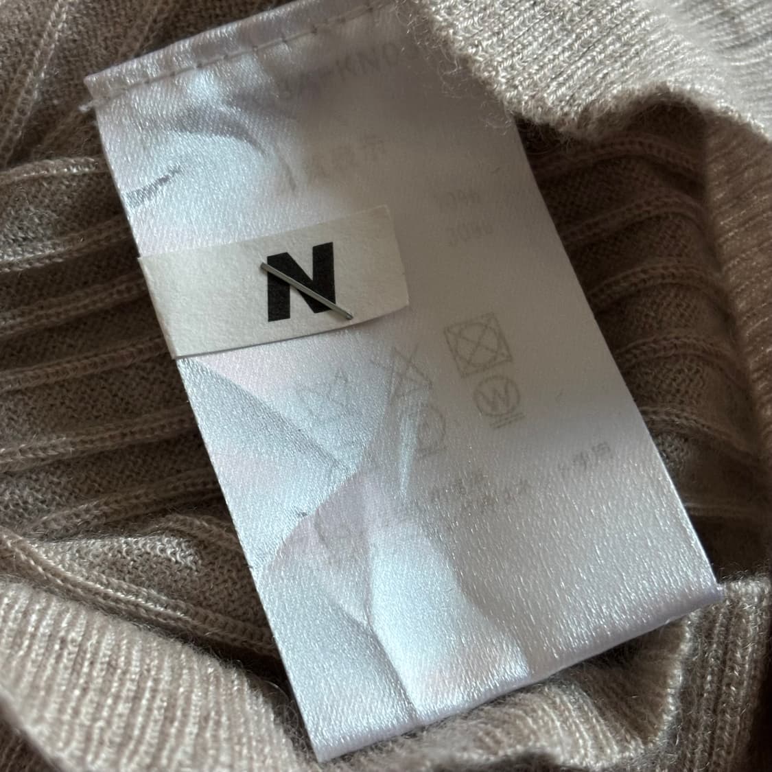 일본빈티지 작사 딱붙 이너 니트 탑 상품이미지4