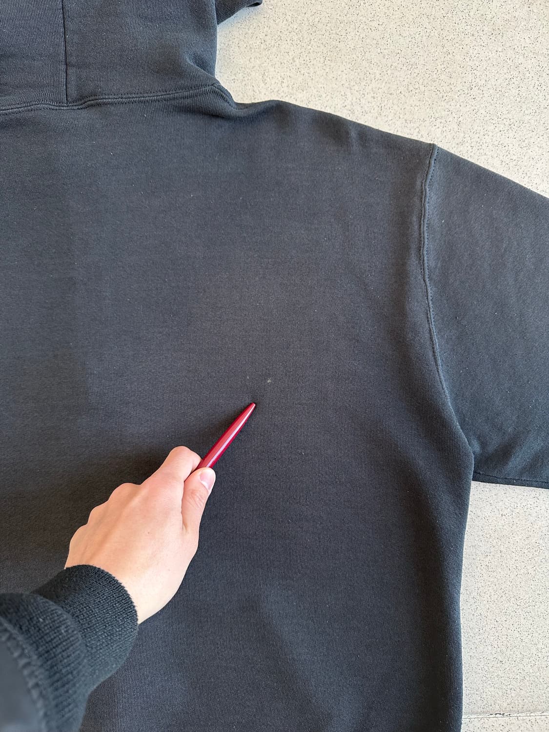 90s 빈티지 러셀 후드집업 블랙 L USA 상품이미지6