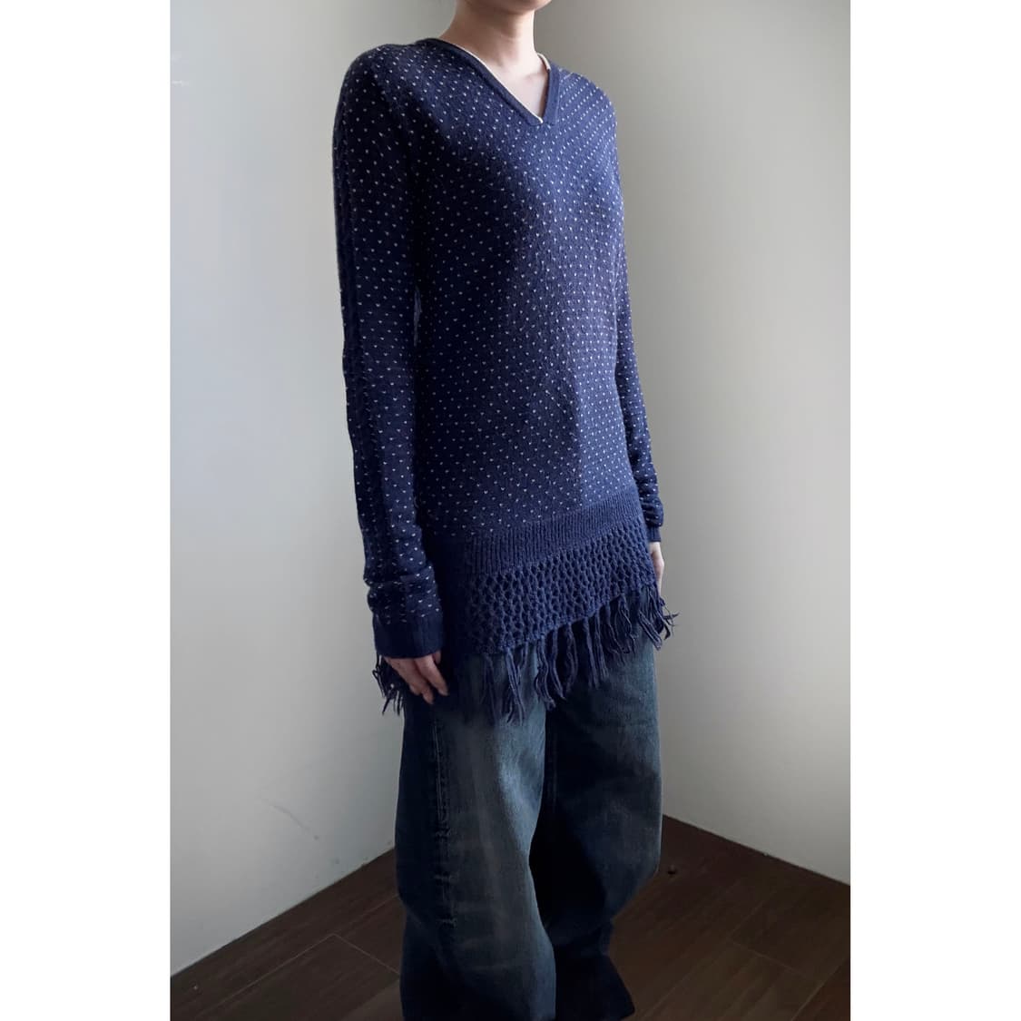 Maison Mihara Yasuhiro Fringe Knit 상품이미지2