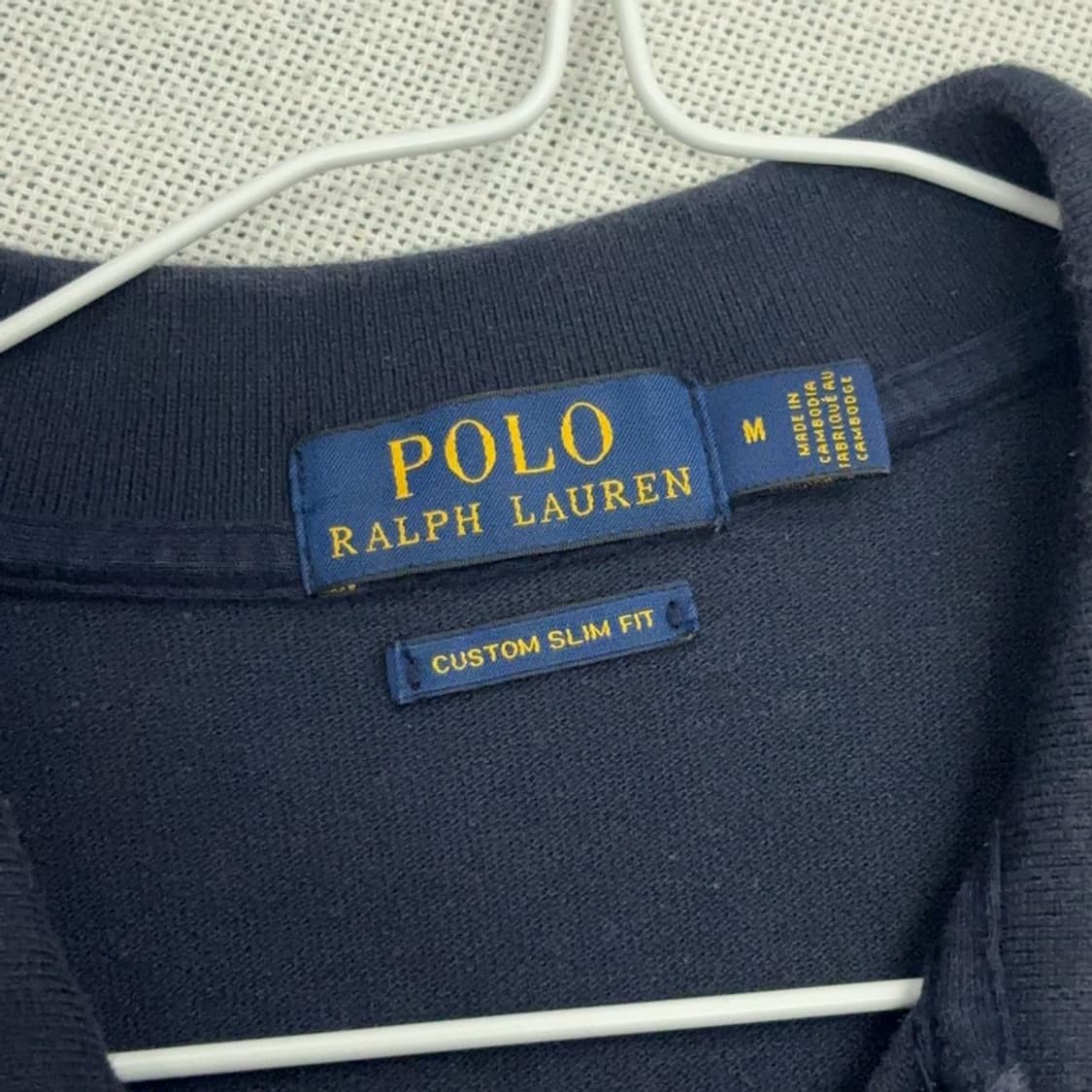 폴로 랄프로렌 커스텀 슬림핏 자수 반팔카라티 M P00065 상품이미지3