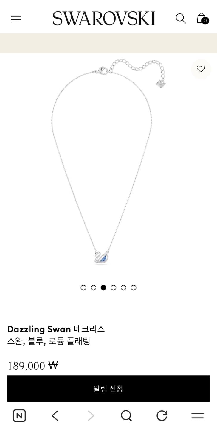 스와로브스키 목걸이 상품이미지2