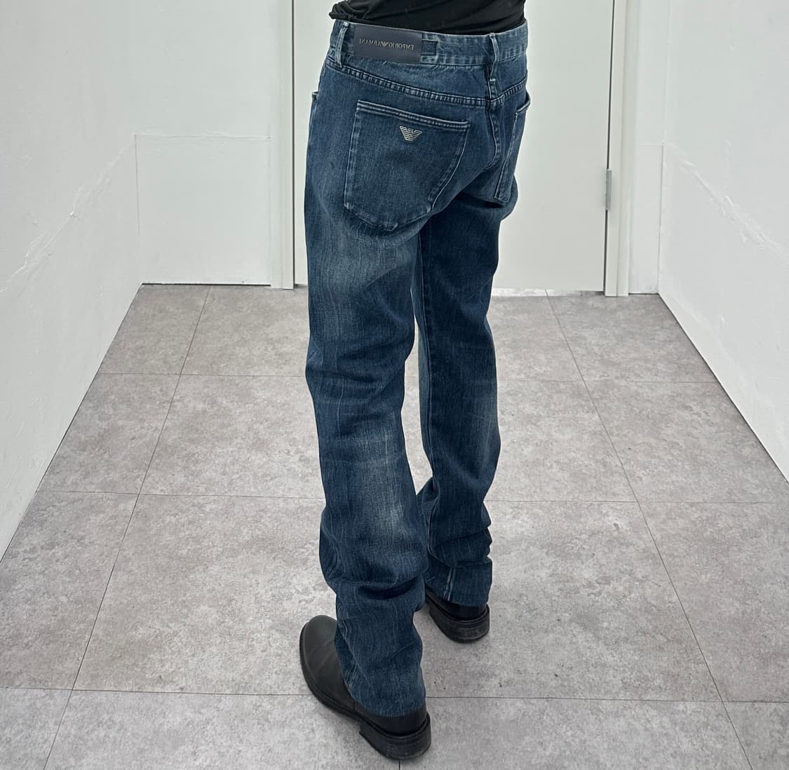 Emporio Armani Back Logo Detail Denim 상품이미지1