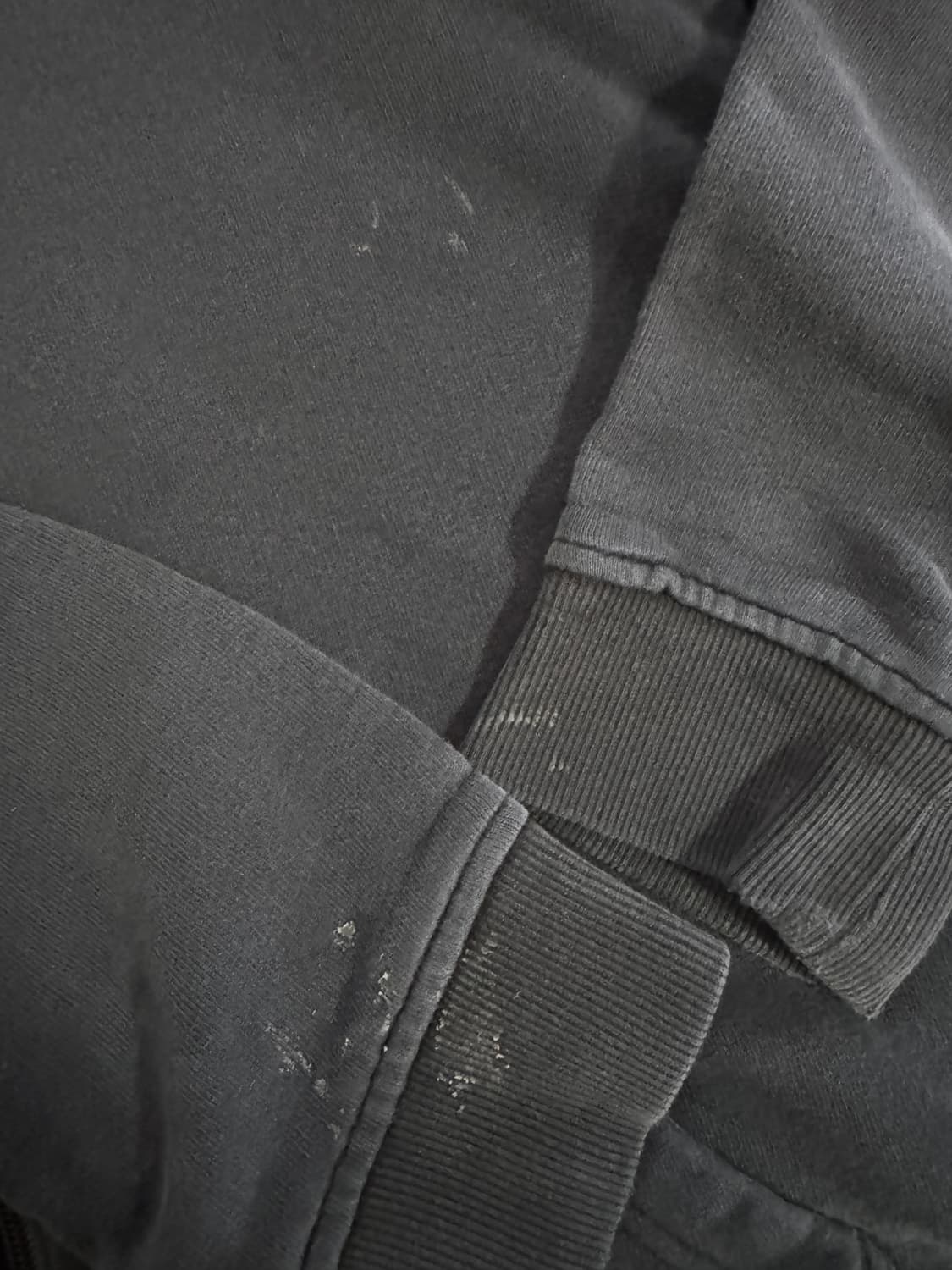 노스페이스 블랙 트레이닝 기모 후드집업 L ~ XL 상품이미지5