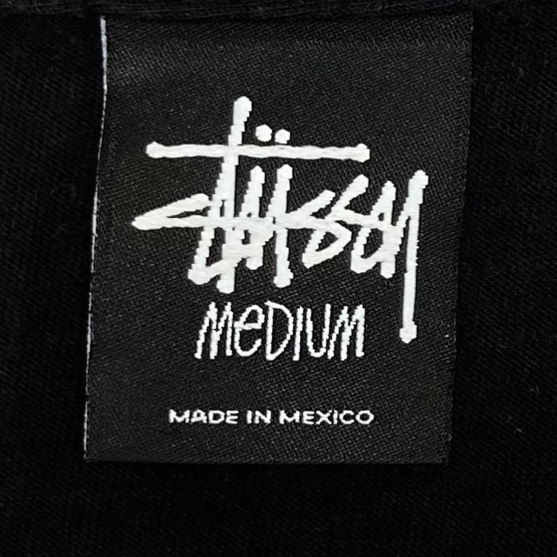 STUSSY No4 뱀피 블랙 반팔티 상품이미지2