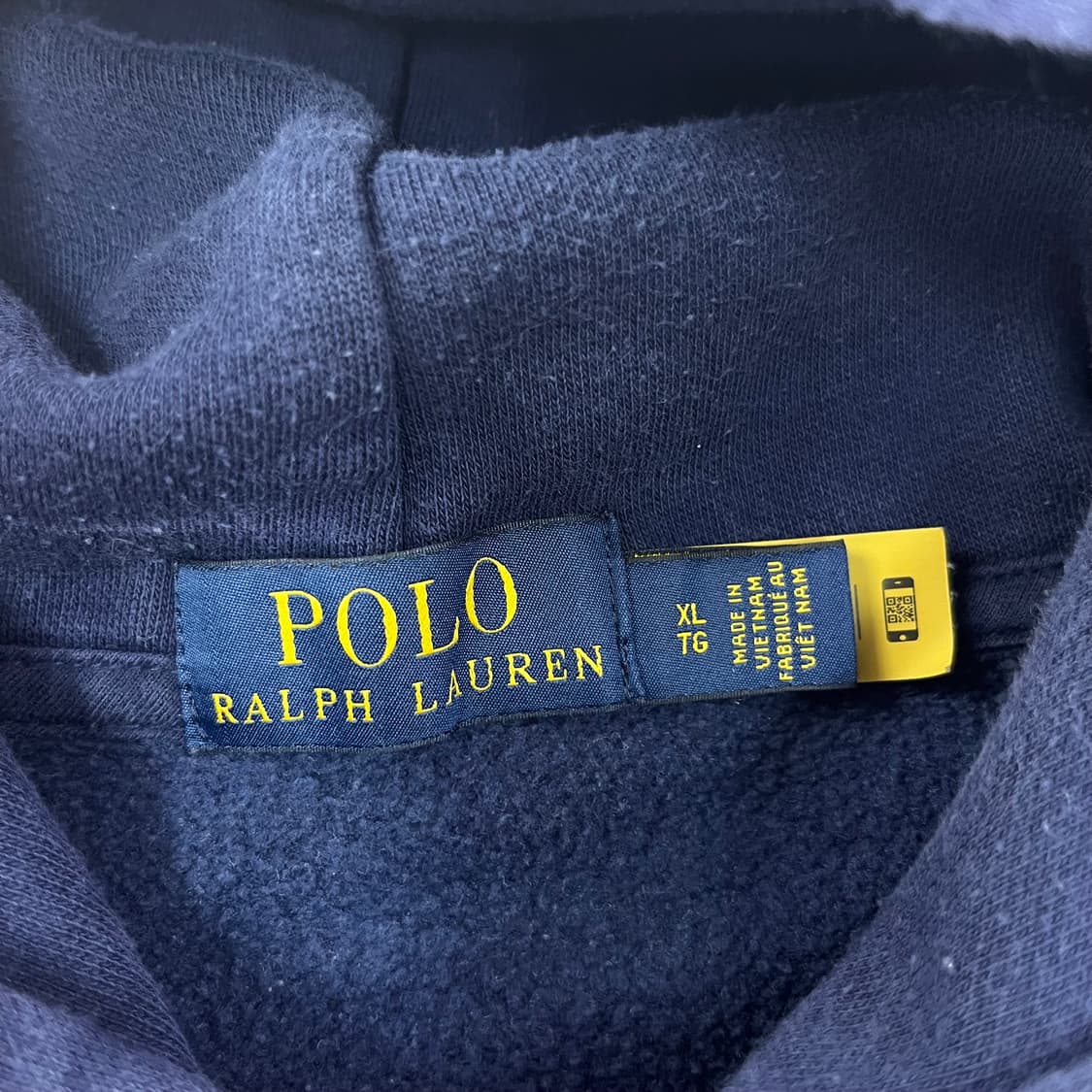 105 폴로랄프로렌 신형라벨 빅로고 네이비 후드티  상품이미지3