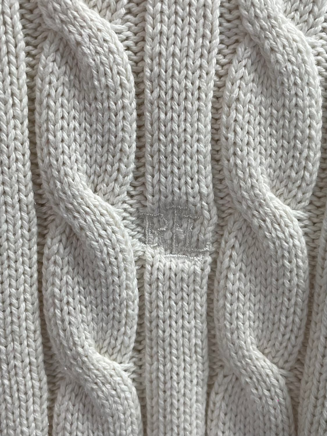 로렌 랄프로렌 우먼스 케이블 라운드 가디건 (on.629)  상품이미지4