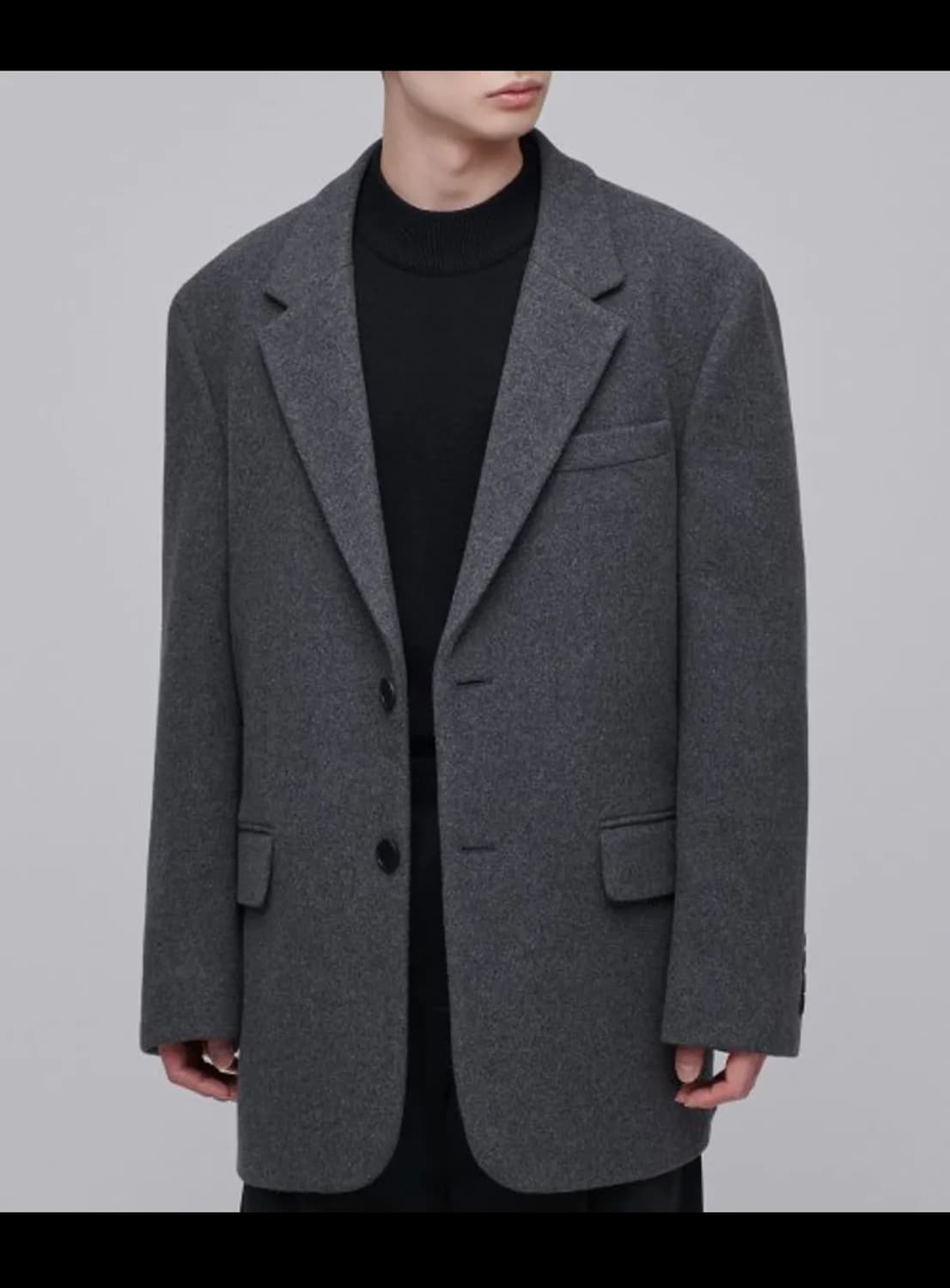 무탠다드 울 숄도오버사이즈 블레이저 자켓 상품이미지1
