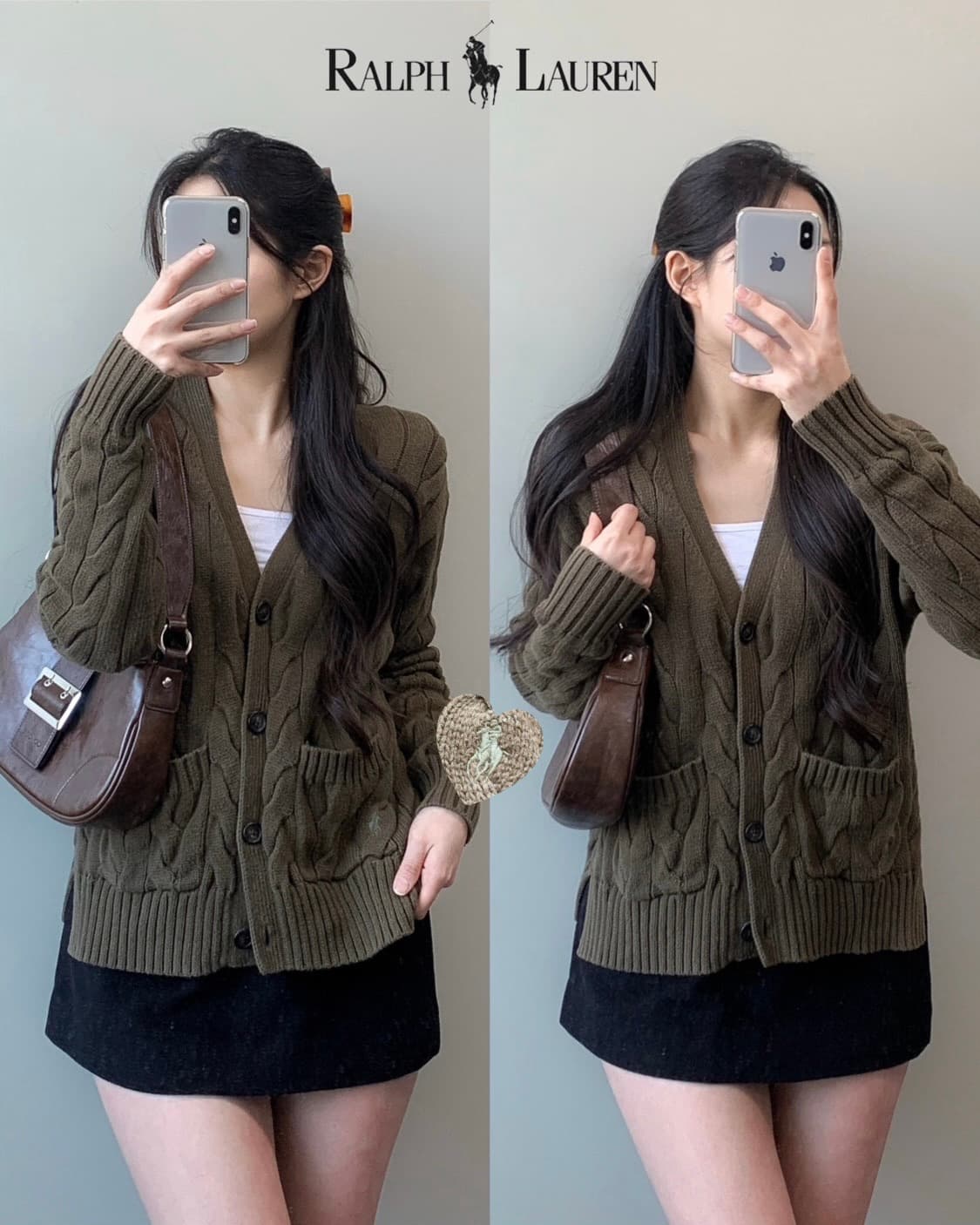 폴로 코튼 가디건 상품이미지1