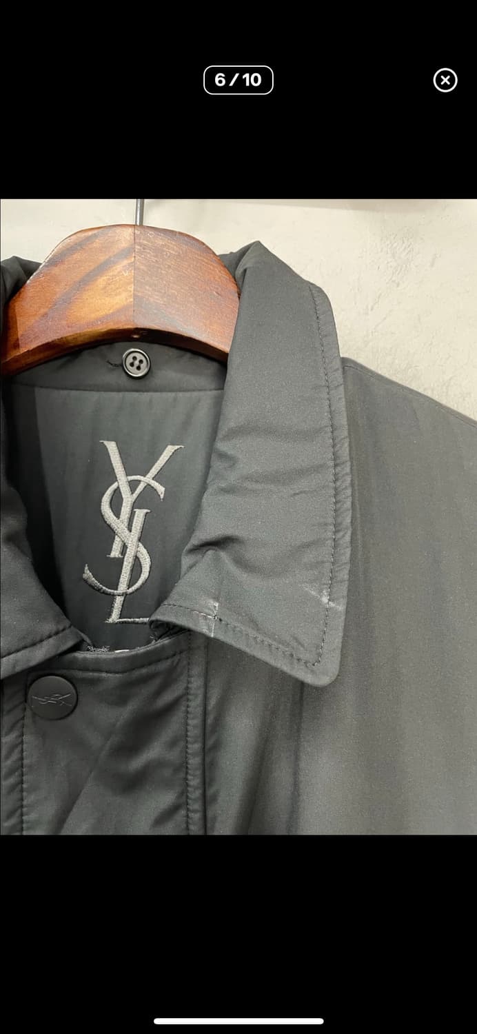 입생로랑 아카이브 폴리쉘 블랙 자켓 A3021 상품이미지6