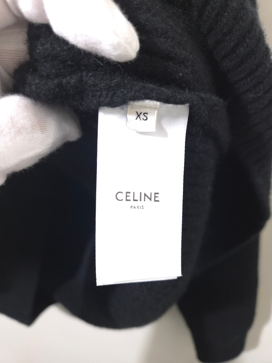 [새상품급] 셀린느 리브드 울 니트 후드 Xs Size 상품이미지7