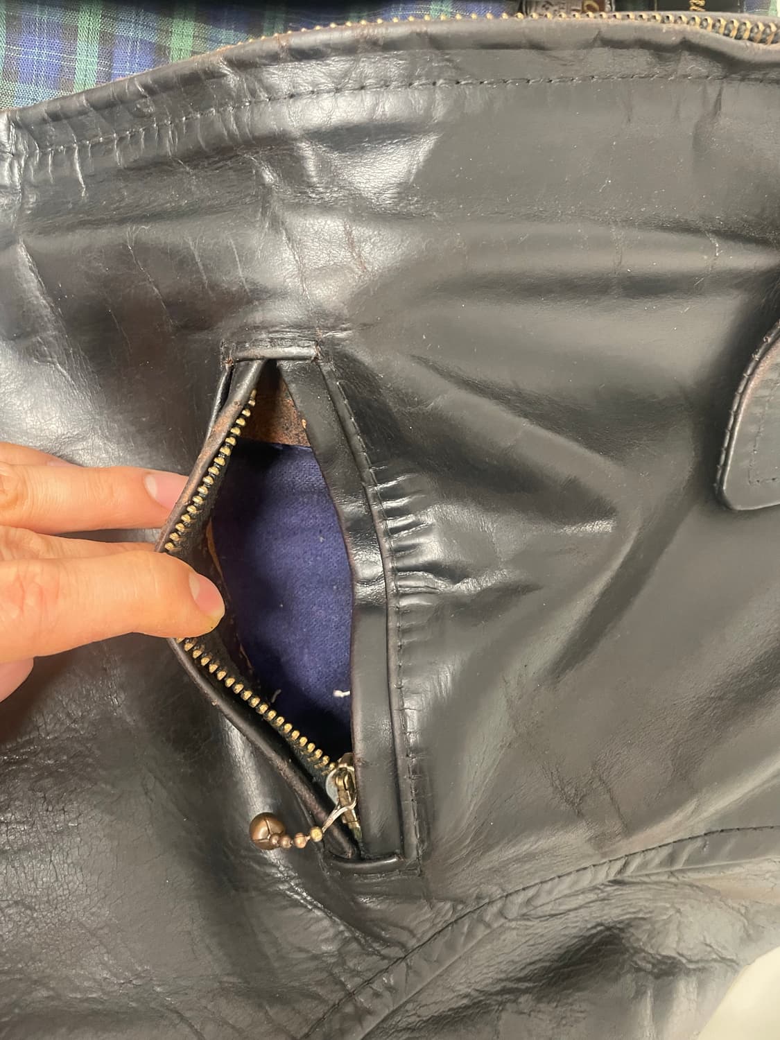 에어로레더 하이웨이맨 크롬악셀 말가죽 블랙 40(103-105) 상품이미지10